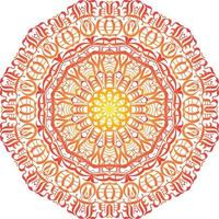 Mandala Design in a white background.Colorful Decorative Design. vector