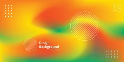 simple holographic gradient background in bright colors. Colorful banner template vector