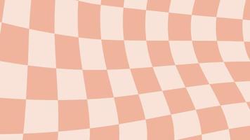 aesthetic orange checkerboard distorted checkered wallpaper illustration, perfect for wallpaper, backdrop, postcard, background vector