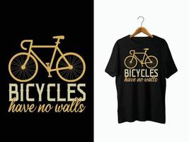 diseño de camiseta de bicicleta vector