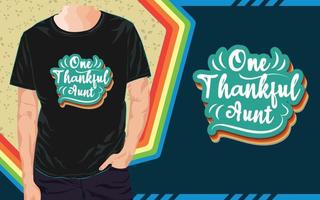 Thanksgiving T Shirt Design, Typography T Shirt vector