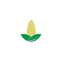 diseño de logotipo de icono de maíz dulce vector