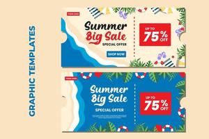Summer Big Sale Graphic template easy to customize simple and elegant design