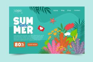 Summer Sale Graphic template easy to customize simple and elegant design vector
