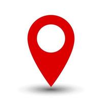 Travel Map pin sign location vector icon