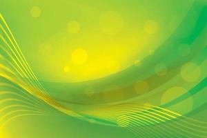 Abstract gradient background with green color and bokeh light pattern, geometric round shape. Vector illustration.