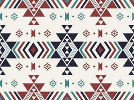 Ethnic geometric pattern. Southwest aztec geometric shape colorful seamless pattern background. Use for fabric, textile, ethnic interior decoration elements, upholstery, wrapping. vector