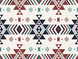 Ethnic geometric pattern. Southwest aztec geometric shape colorful seamless pattern background. Use for fabric, textile, ethnic interior decoration elements, upholstery, wrapping. vector