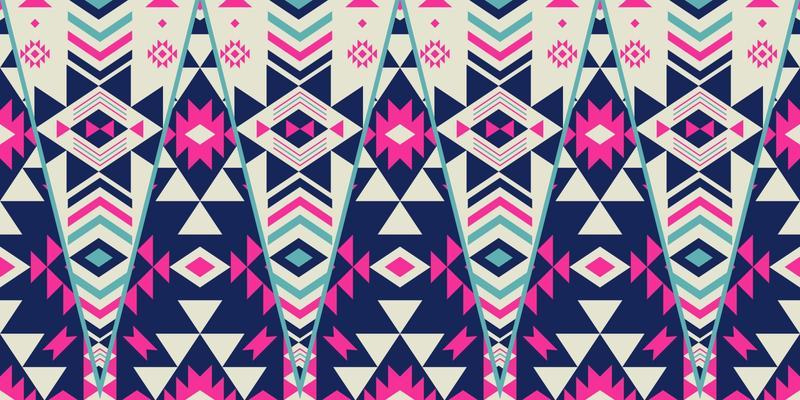 Abstract geometric patchwork pattern. Ethnic southwest aztec geometric colorful patchwork seamless pattern background. Use for fabric, ethnic interior decoration elements, upholstery, wrapping.