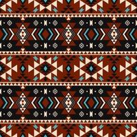 Ethnic geometric pattern. Southwest aztec geometric shape vintage patchwork seamless pattern background. Use for fabric, textile, ethnic interior decoration elements, upholstery, wrapping. vector