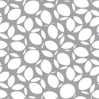 Abstract ornamental seamless pattern. Stylish geometric background with round shapes. Artistic bubbles backdrop vector