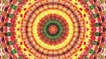 Abstract multicolored texture background kaleidoscope video