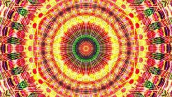 Abstract multicolored texture background kaleidoscope video