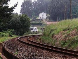 The train is approaching photo