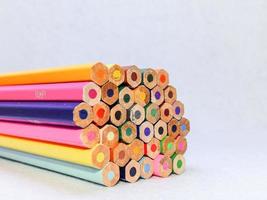 Colored pencils group photo