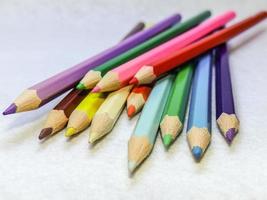 Colored pencils group photo