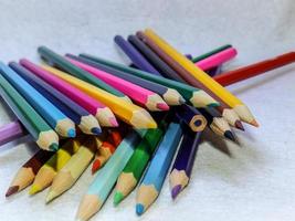 Colored pencils group photo