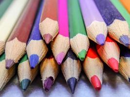 Colored pencils group photo