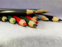 Colored pencils group photo