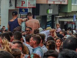 mugardos, a coruna, galicia, españa pulpo fiesta 14-07-2018 foto