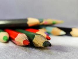 Colored pencils group photo