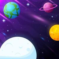 World Space Day Background vector