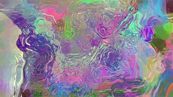 abstrait liquide lumineux multicolore video