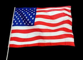 USA waving flag photo