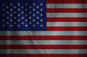 Textured USA flag photo