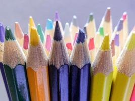 Colored pencils group photo