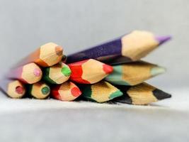 Colored pencils group photo