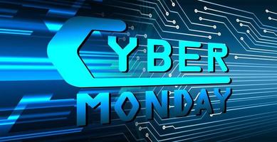 Cyber Monday Modern Technology Background photo