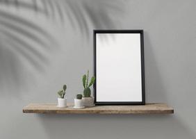 Photo frames mockup with shadow