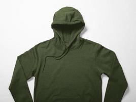 Front view of hoodie mockup template isolated photo