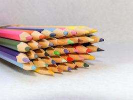 Colored pencils group photo