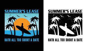 Summer Quote T shirt design vector