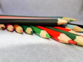 Colored pencils group photo