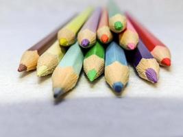 Colored pencils group photo