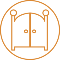 design de símbolo de sinal de ícone de portão frontal png