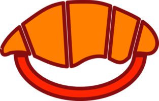 ícone de sushi design de símbolo de sinal de comida japonesa png