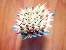 Colored pencils group photo