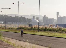 un ciclista foto