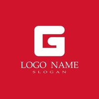 logotipo de letra g simple vector