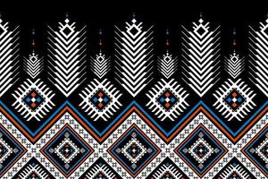 Abstract ethnic pattern art. Geometric ethnic seamless pattern in tribal. vector