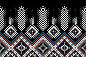 Abstract ethnic pattern art. Geometric ethnic seamless pattern in tribal. vector