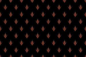 Geometric ethnic seamless pattern in tribal. Fabric ethnic pattern art. vector