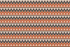 Ethnic ikat seamless pattern in tribal. vector