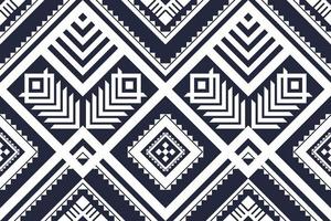 Abstract Aztec pattern art. Geometric ethnic seamless pattern in tribal. vector