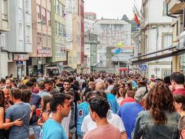 Mugardos, A Coruna, Galicia, Spain Octopus party 07-14-2018 photo