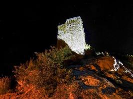 The castle seen at night photo